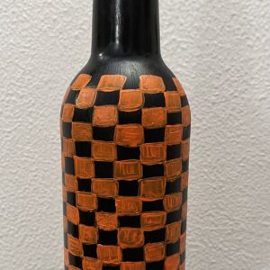 Hand Painted Decorative Bottle