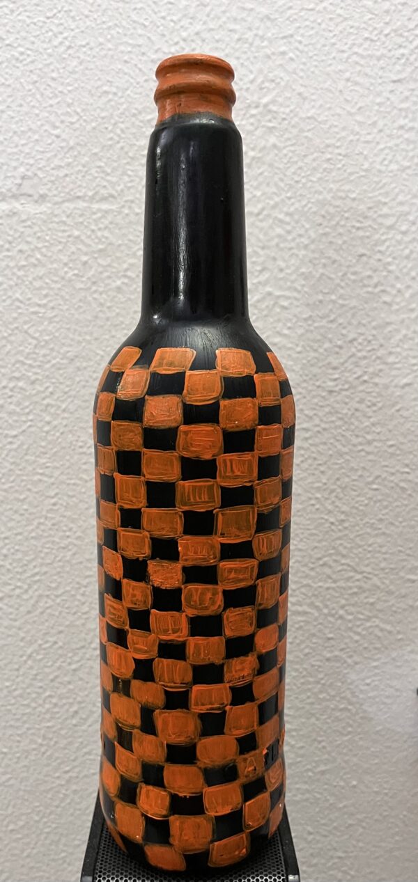 Hand Painted Decorative Bottle