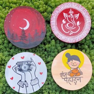 hand painted Fridge Magnet