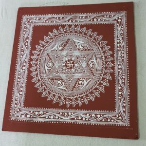 Handmade Lakshmi Chowki: Kumaoni Traditional Cultural Art