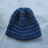 Hand-Knitted Blue Wool Cap - Soft, Warm, Cozy & Stylish 100% Wool