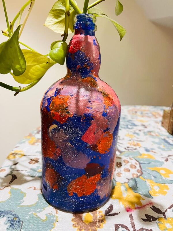 Hand Painted Bottle Art
