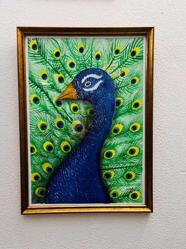 Peacock Handmade Painting