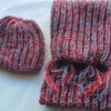 Hand-Knitted Multicolored Wool Muffler and Cap Combo – Cozy, Stylish, and Warm Winter Set
