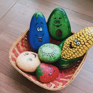 Vegetable and Fruit pebbles