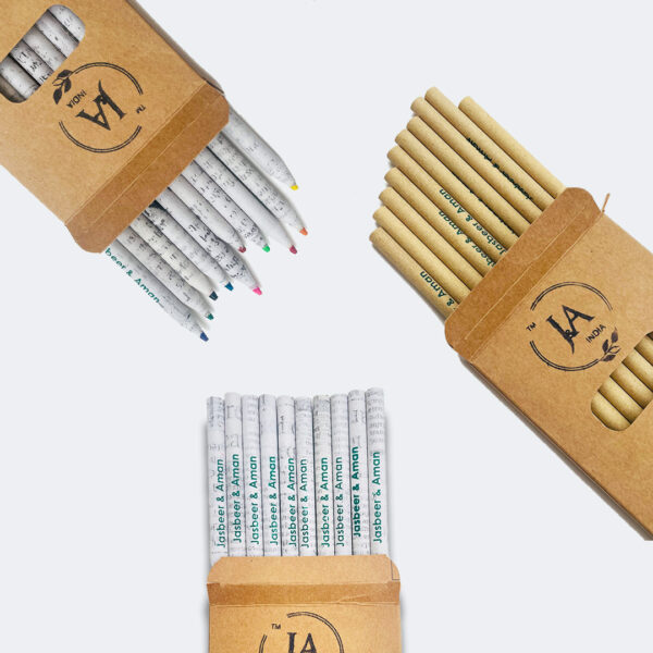 Recycled Paper Pencils Combo- Set of 30 Pencils