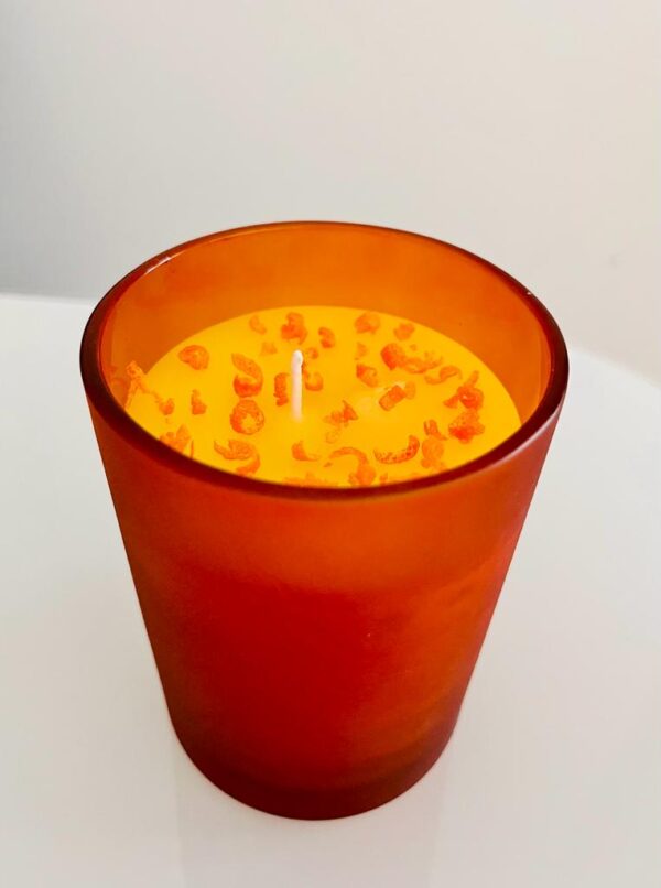 Sanyoga Scented Candles with Lemon Vanilla fragrance