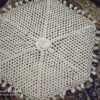 White Beehive heaxagon crochet cotton thread Thalposh/Table Mat(19 inch)