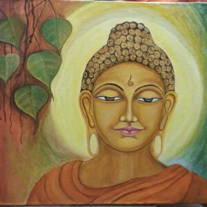 Lord Buddha Acrylic Painting
