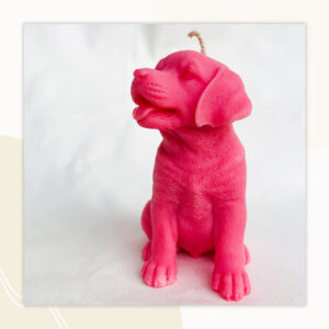 Labrador Puppy Candle