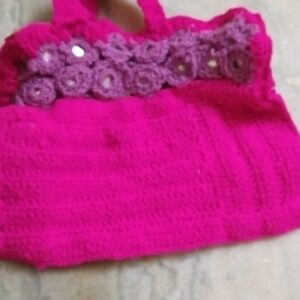 Crochet purse