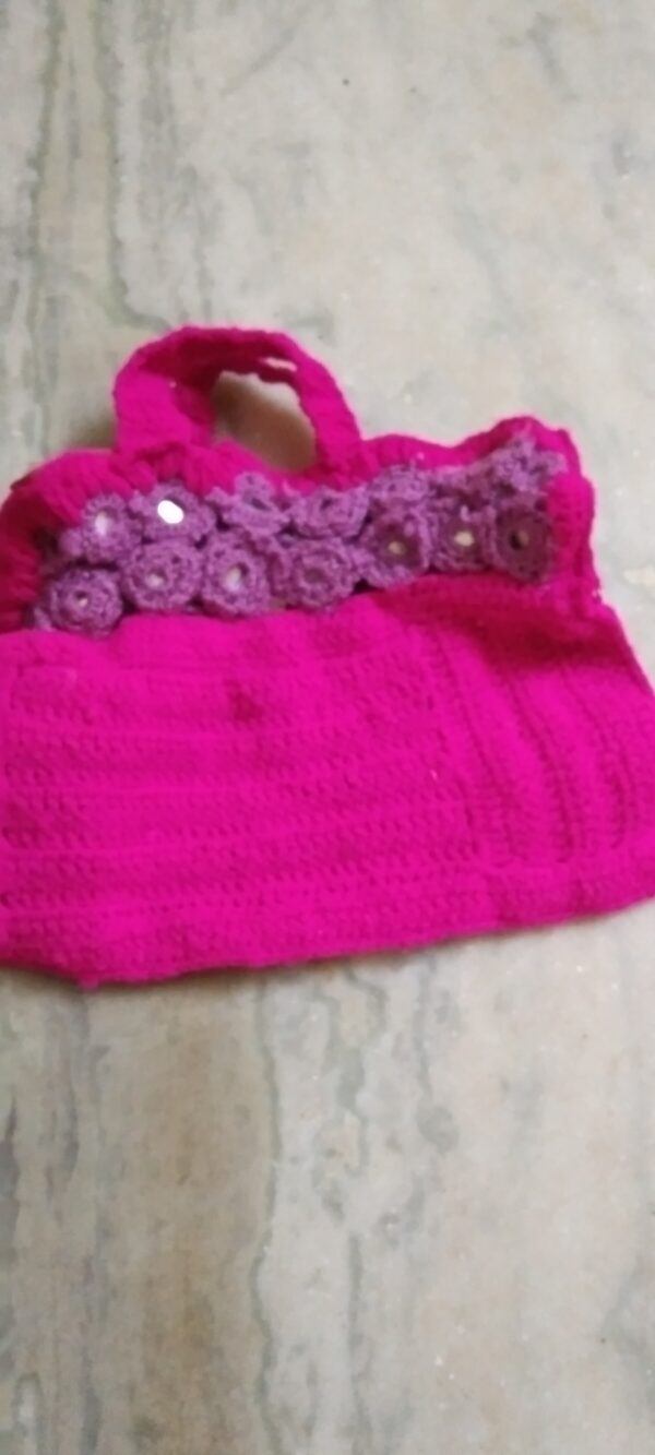 Crochet purse