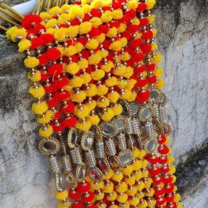 Whimsical Pompom Decorative Strings – Set of 10 (60 inches each)