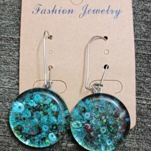Glass Cabochon earrings
