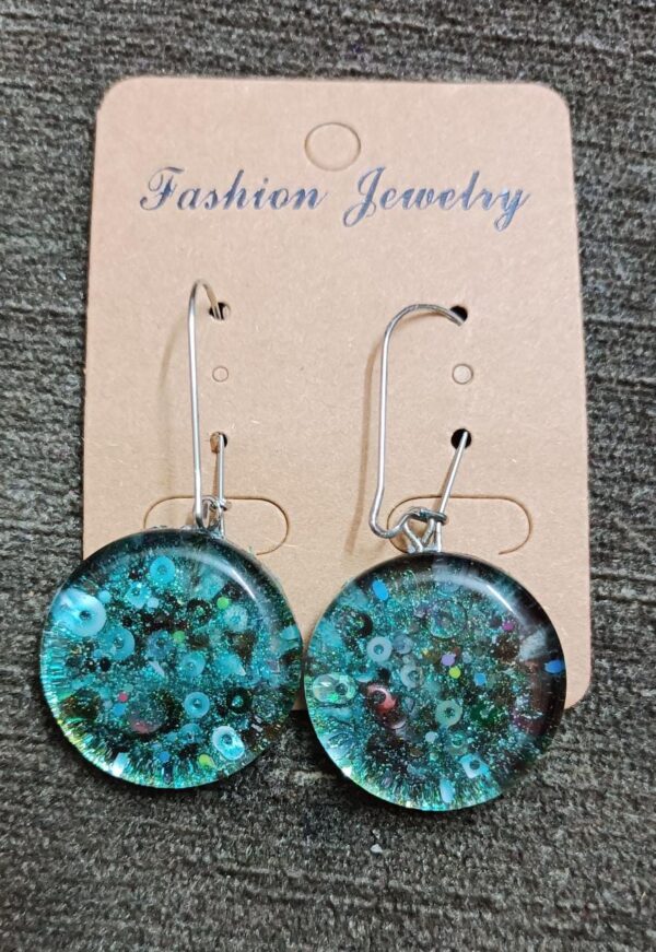 Glass Cabochon earrings