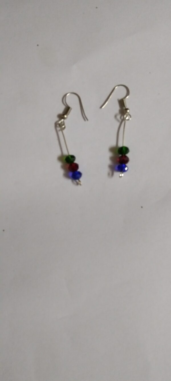 Silver earrings