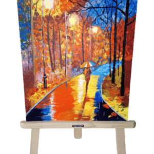 Handmade Colorful Night Painting
