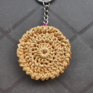 Cream Biscuit Keychain