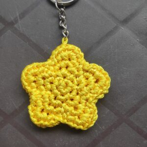 Amigurumi Pattern Yellow Star Keychain