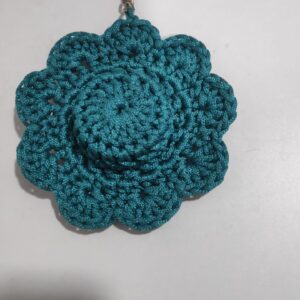 Peacock Green Hat Keychain