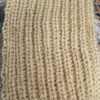 Beige Hand-Knitted 100% Wool Muffler – Elegant, Warm and Sophisticated Winter Accessory
