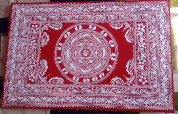 Aipan art of Lakshmi chowki