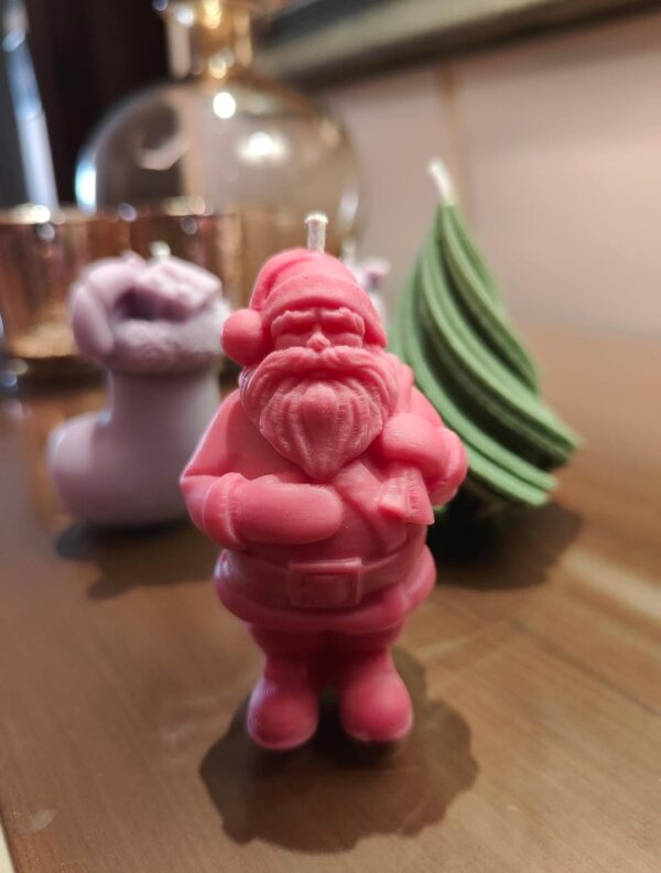 Handmade Christmas Scented Candles | Santa, Tree, Bell & Socks