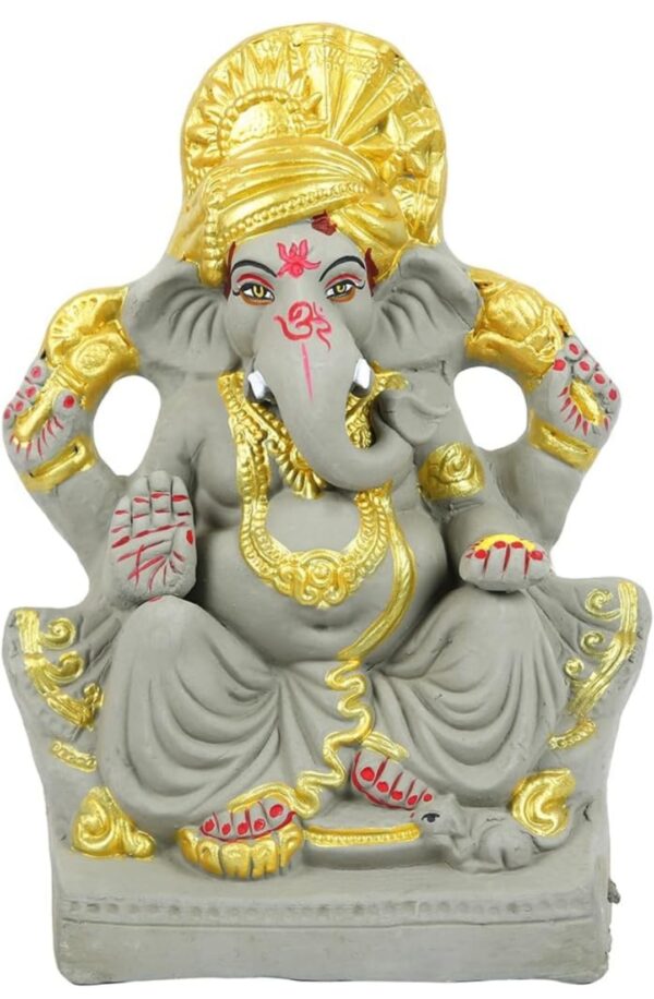 Handmade Lord Ganesh Clay Idol
