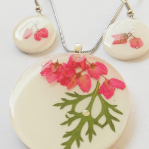 Handmade Real Dry Flower Resin Jewellery