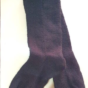 Hand-Knitted Black Wool Socks – Comfortable, Cozy, and Stylish Everyday Wear