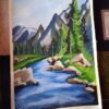 Acrylic painting nature
