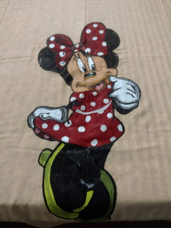 Hand painted bedsheet