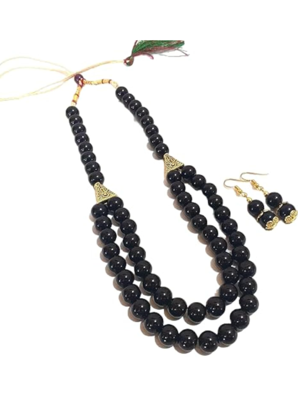 Handcrafted Glass Beads Jewellery Set for Women