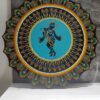 Handcrafted Krishna Mandala Art | Divine Flute Design | Acrylic Dot Painting on MDF (15")