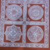 Handpainted 4 Chowki Aipan Art on Hardboard – 1.5ft Traditional Uttarakhand Folk Design