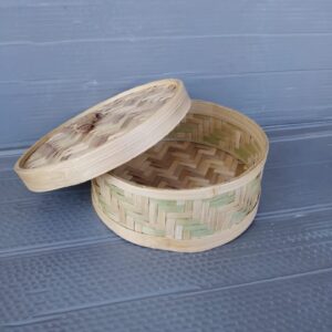 Premium Handcrafted Bamboo Hot Case – Eco-Friendly Natural Storage (8" x 3.5")