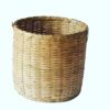 Handcrafted Bamboo Weave Dustbin with Handle | Natural Waste Basket & Storage Bin (10x11 inches)