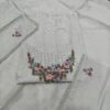 Ivory Bloom Hand-Embroidered Kota Doria Kurta Set with Dupatta & Bottom