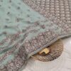 Premium Mint Green Tussar Silk Saree with Hand-Embroidered Floral & Leaf Weaving | Elegant Handcrafted Saree